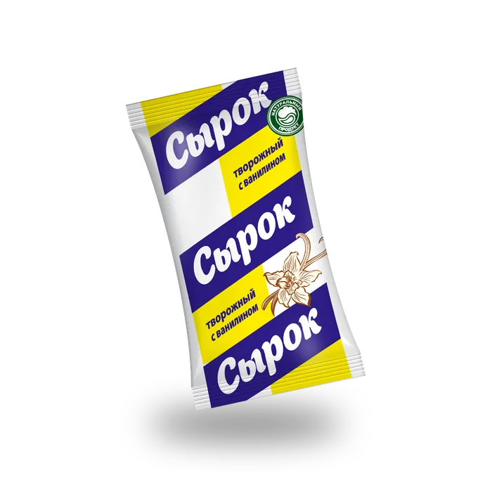 Творожный сырок 90 г — Сырок творожный с ванилином