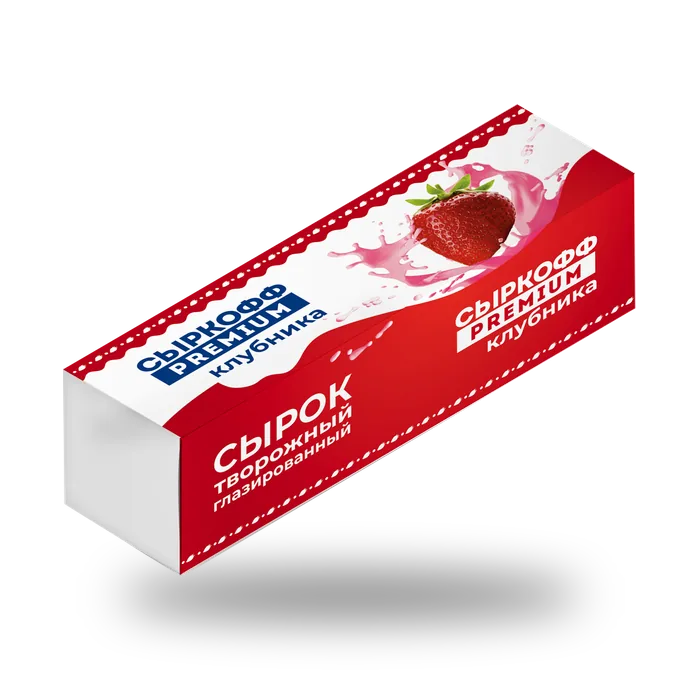 Глазированный сырок Premium — Клубника
