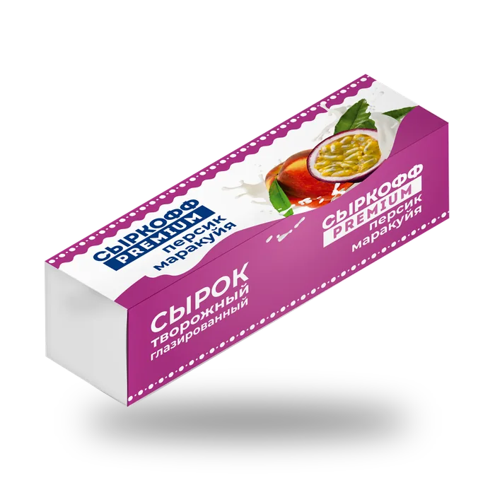 Глазированный сырок Premium — Персик Маракуйя